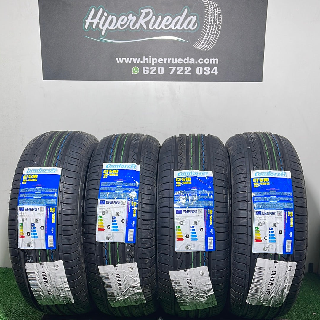 195 55 15 85V COMFORSER TIRES CF510 CON PROTECCIÓN DE LLANTA  /PRECIO UNIDAD,  ENVÍO GRATIS.