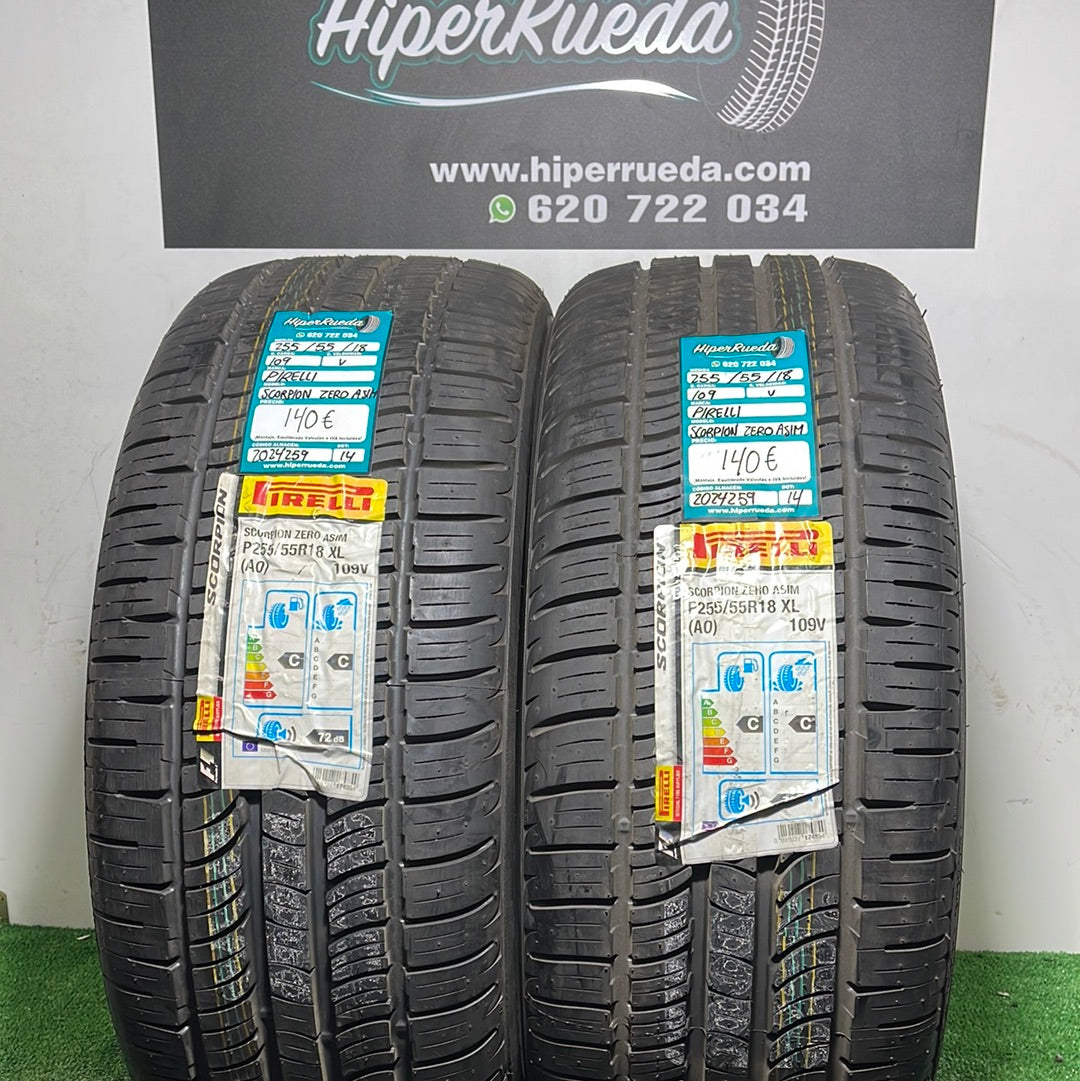 255 55 18 109V PIRELLI SCORPION ZERO ASIM