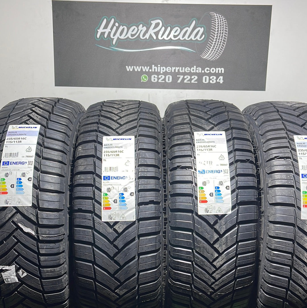 235 65 16C 115/113R MICHELIN AGILIS CROSSCLIMATE/ PRECIO UNIDAD, ENVÍO GRATIS.