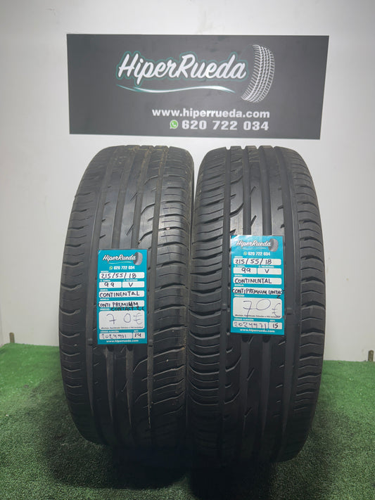 215 55 18 99V CONTINENTAL CONTI PREMIUM CONTACT 2
