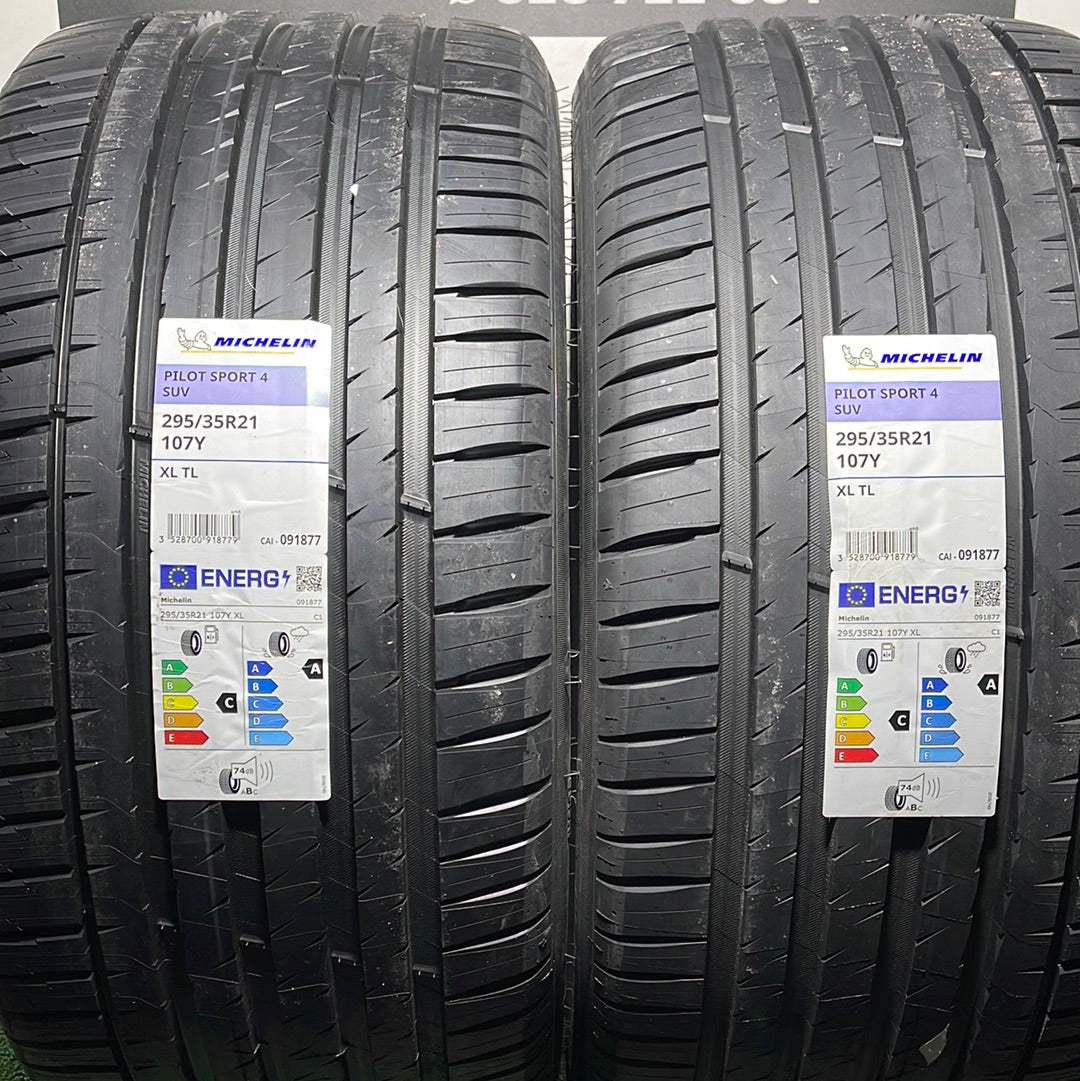 295 35 21 107Y MICHELIN PILOT SPORT 4 SUV  /PRECIO UNIDAD, MONTAJE INCLUIDO