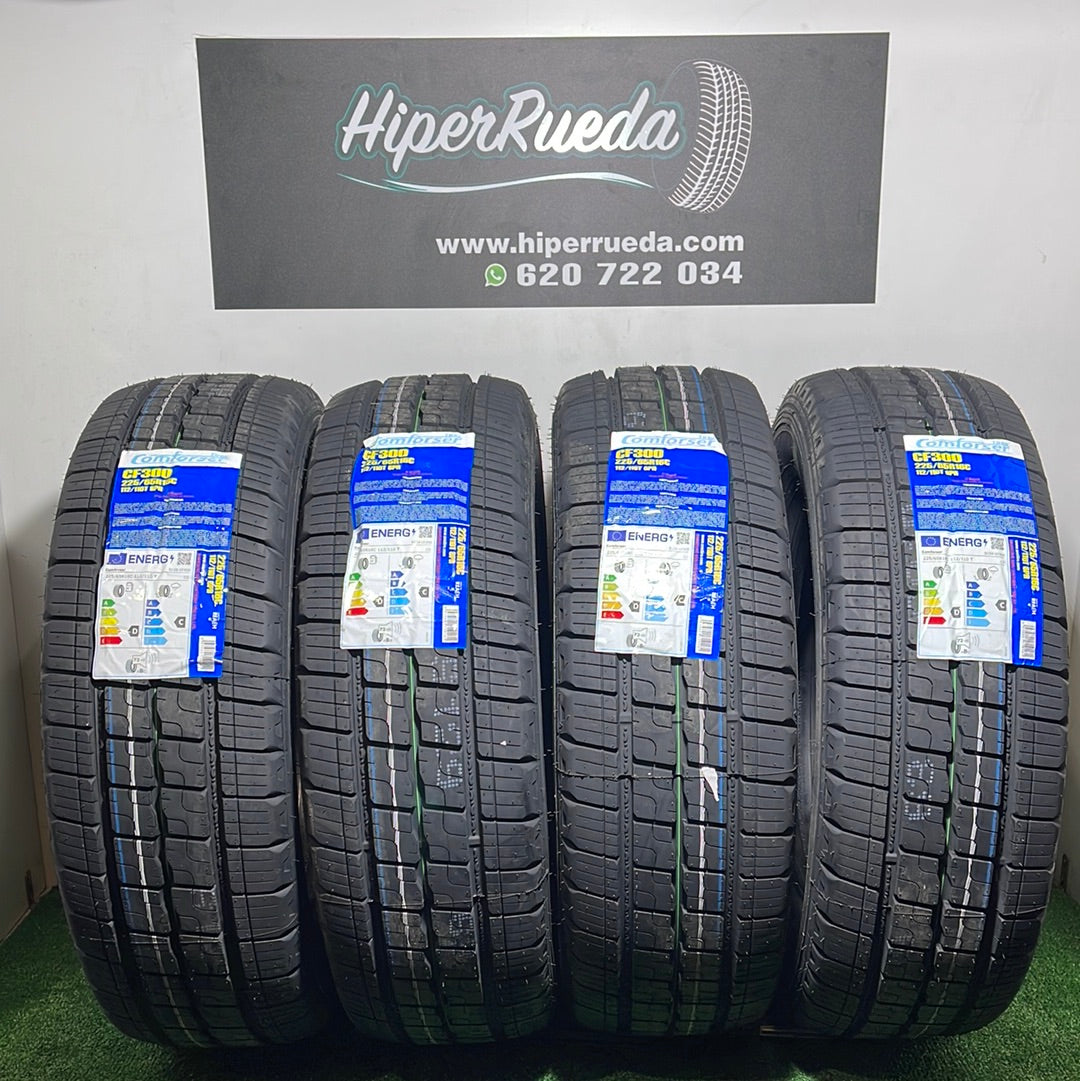 225 65 16C 112/110T COMFORSER TIRES CF300 CON PROTECCIÓN DE LLANTAS /PRECIO UNIDAD,  ENVÍO GRATIS.