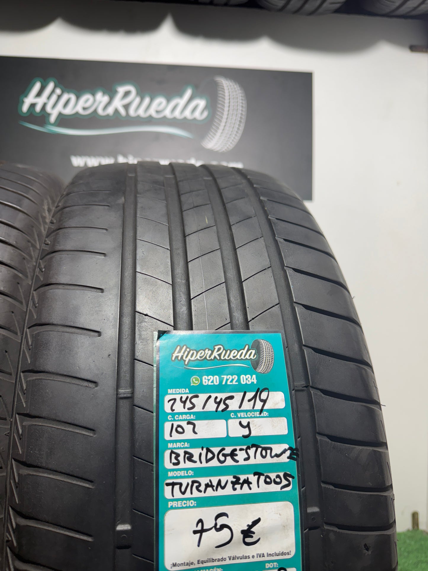 245 45 19 102Y BRIDGESTONE TURANZA T005