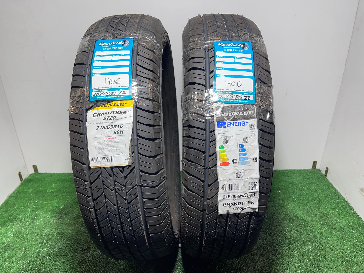 215 65 16 98H DUNLOP GRAND TREK ST 20