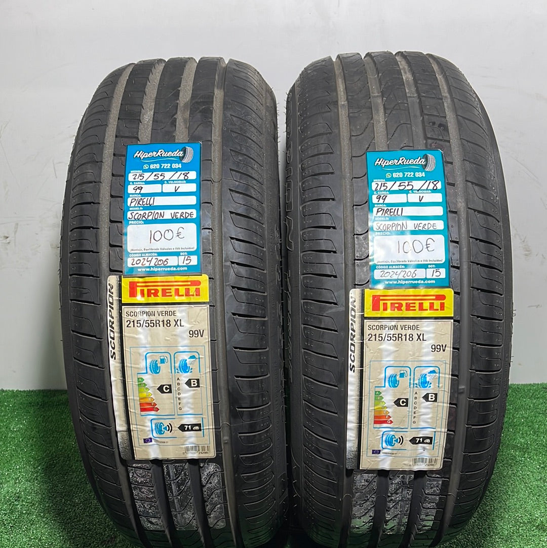 215 55 18 99V PIRELLI SCORPION VERDE