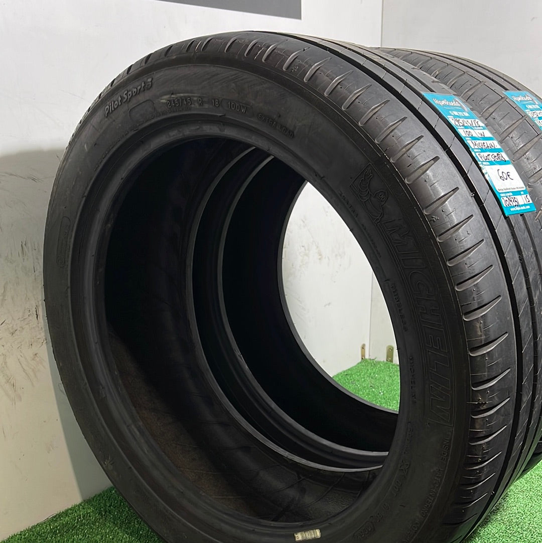 245 45 18 100W MICHELIN PILOT SPORT 3