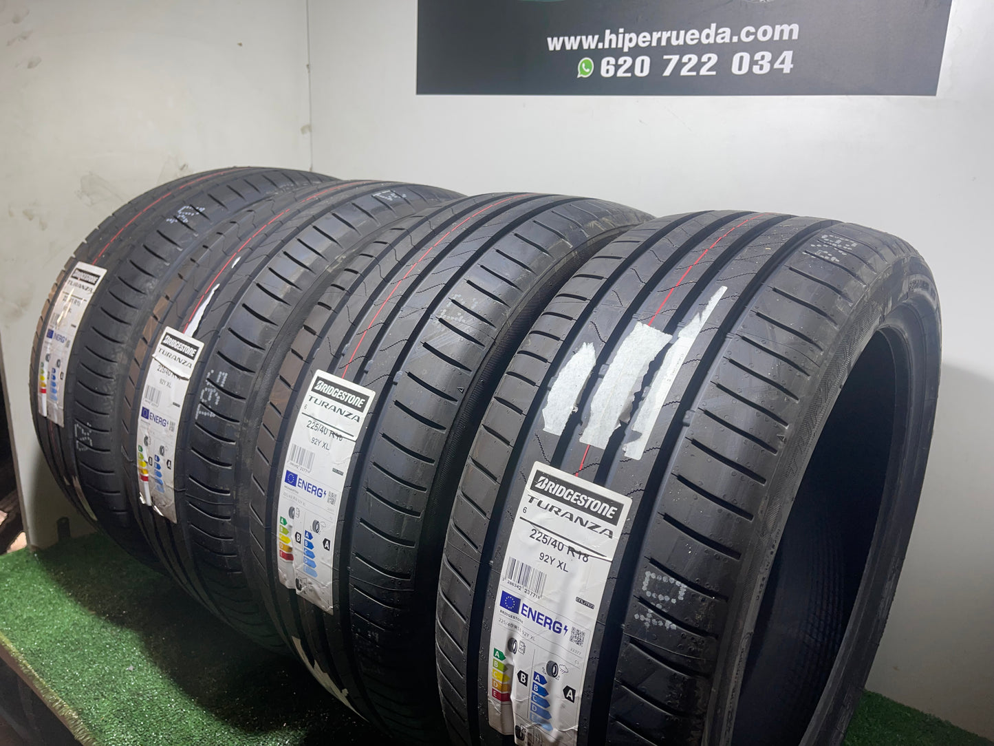 225 40 18 92Y XL BRIDGESTONE TURANZA/PRECIO UNIDAD, ENVÍO GRATIS.