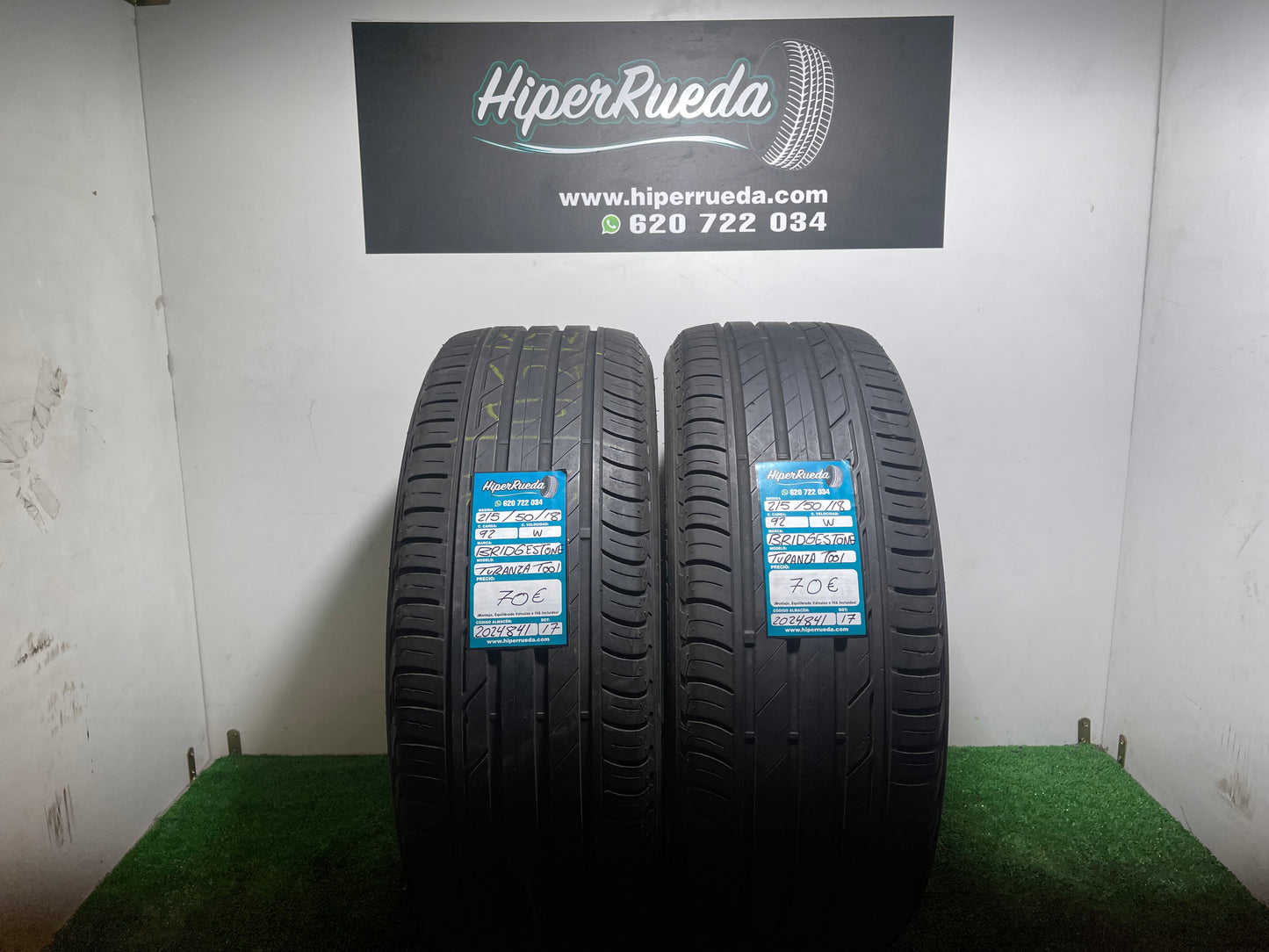 215 50 18 92W BRIDGESTONE TURANZA T001