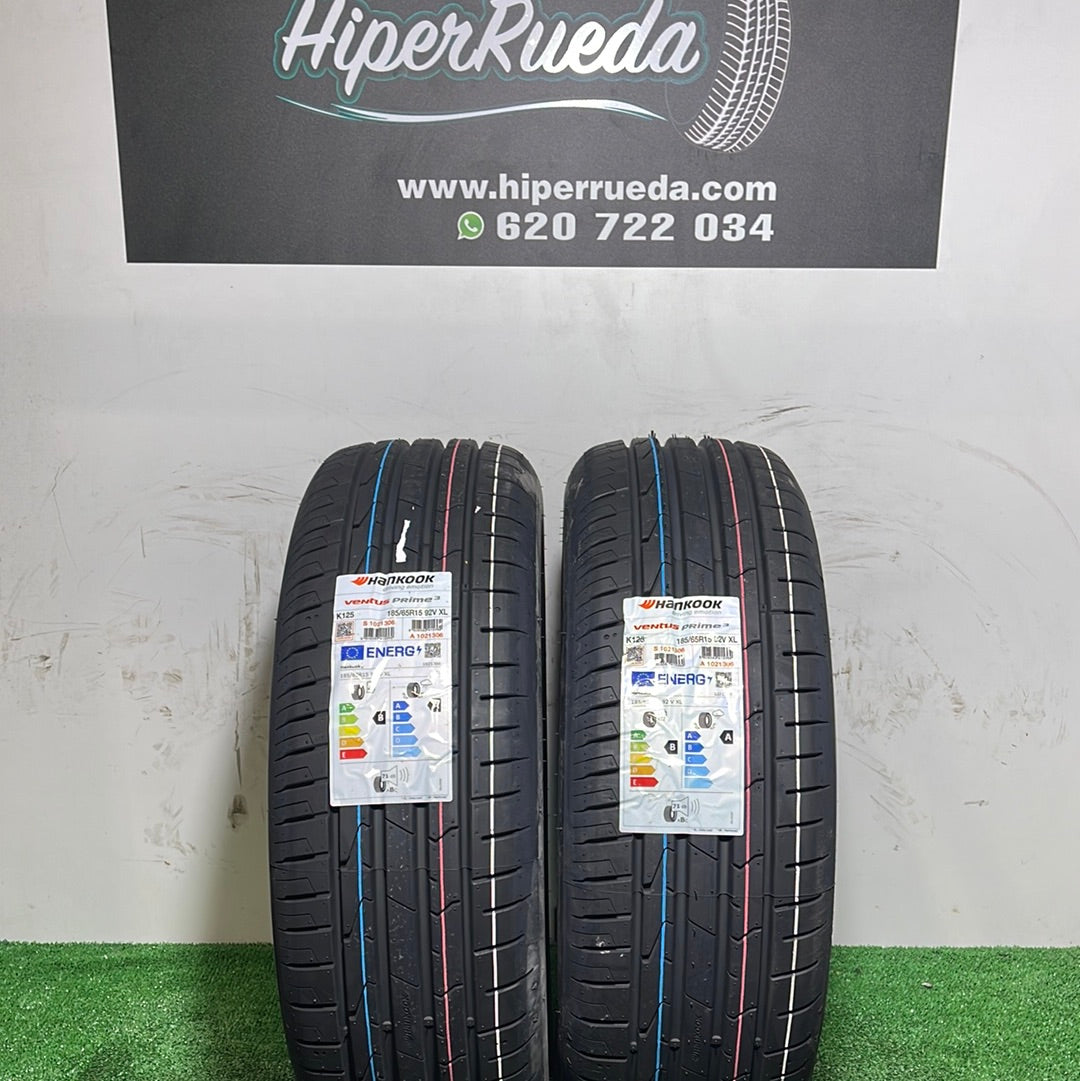 185 65 15 92V XL HANKOOK VENTUS PRIME 3 /PRECIO UNIDAD, ENVÍO GRATIS.