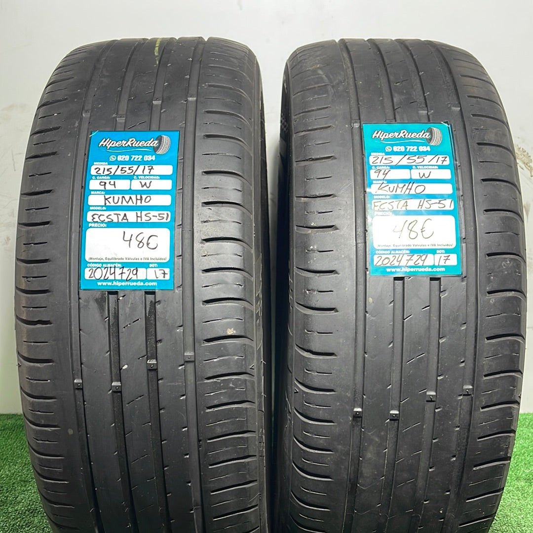 215 55 17 94W KUMHO ECSTA HS-51