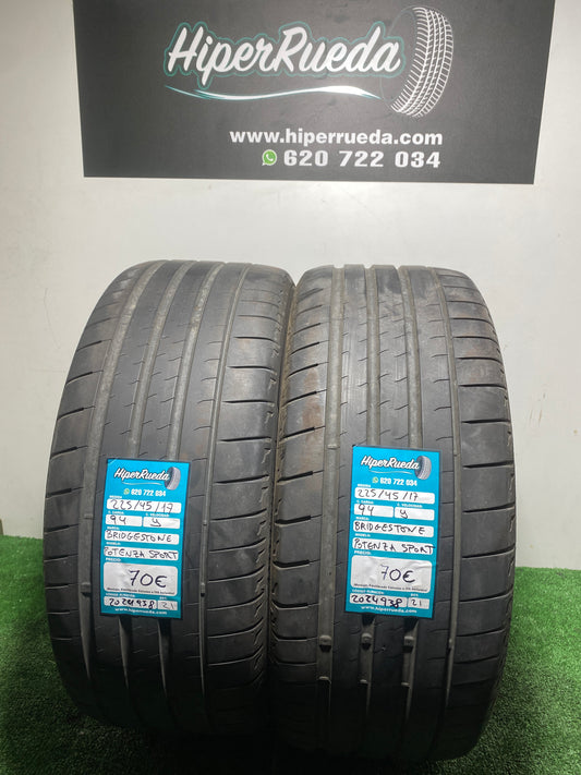 225 45 17 94Y BRIDGESTONE POTENZA SPORT