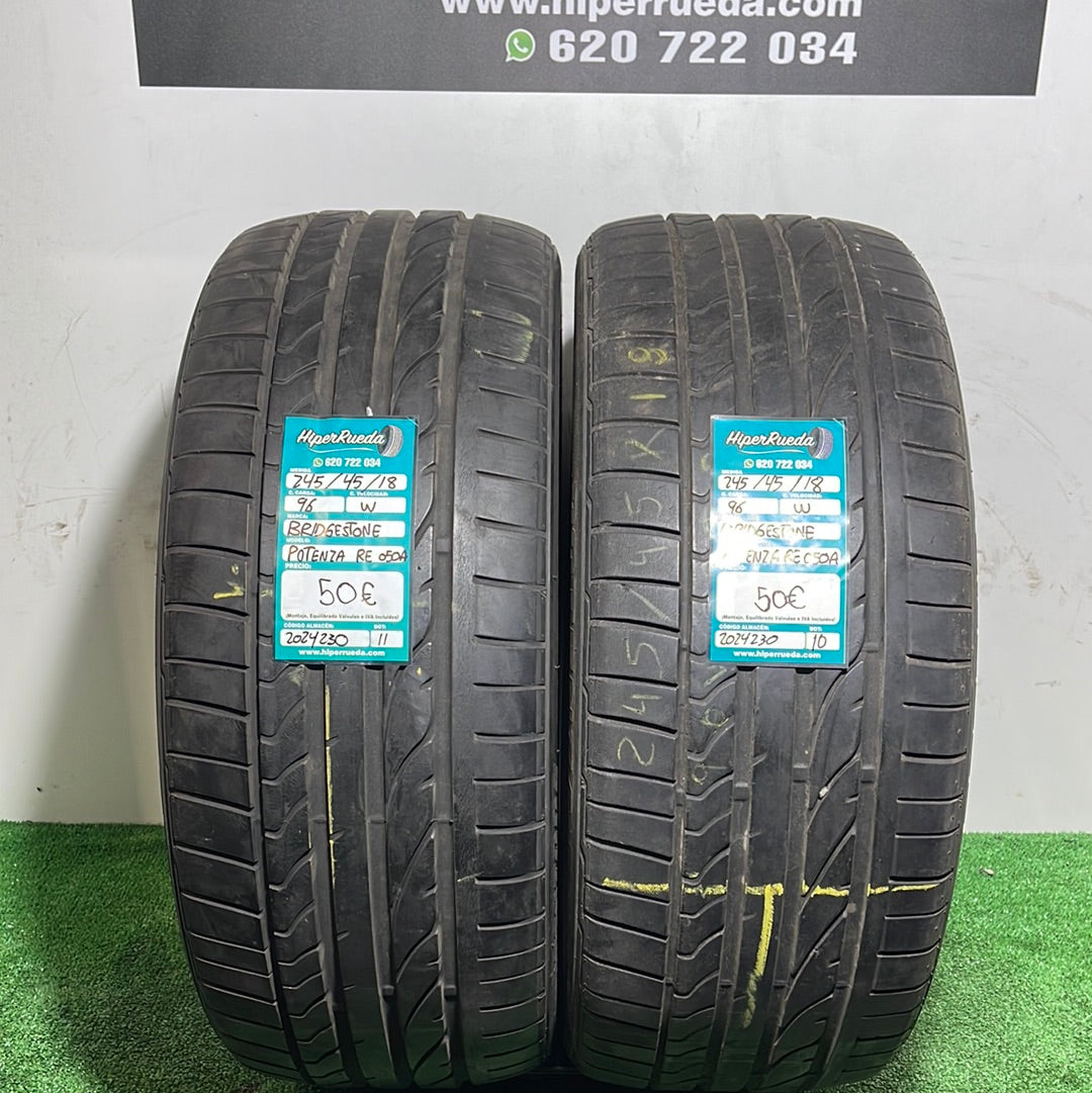 245 45 18 96W BRIDGESTONE POTENZA RE 050A