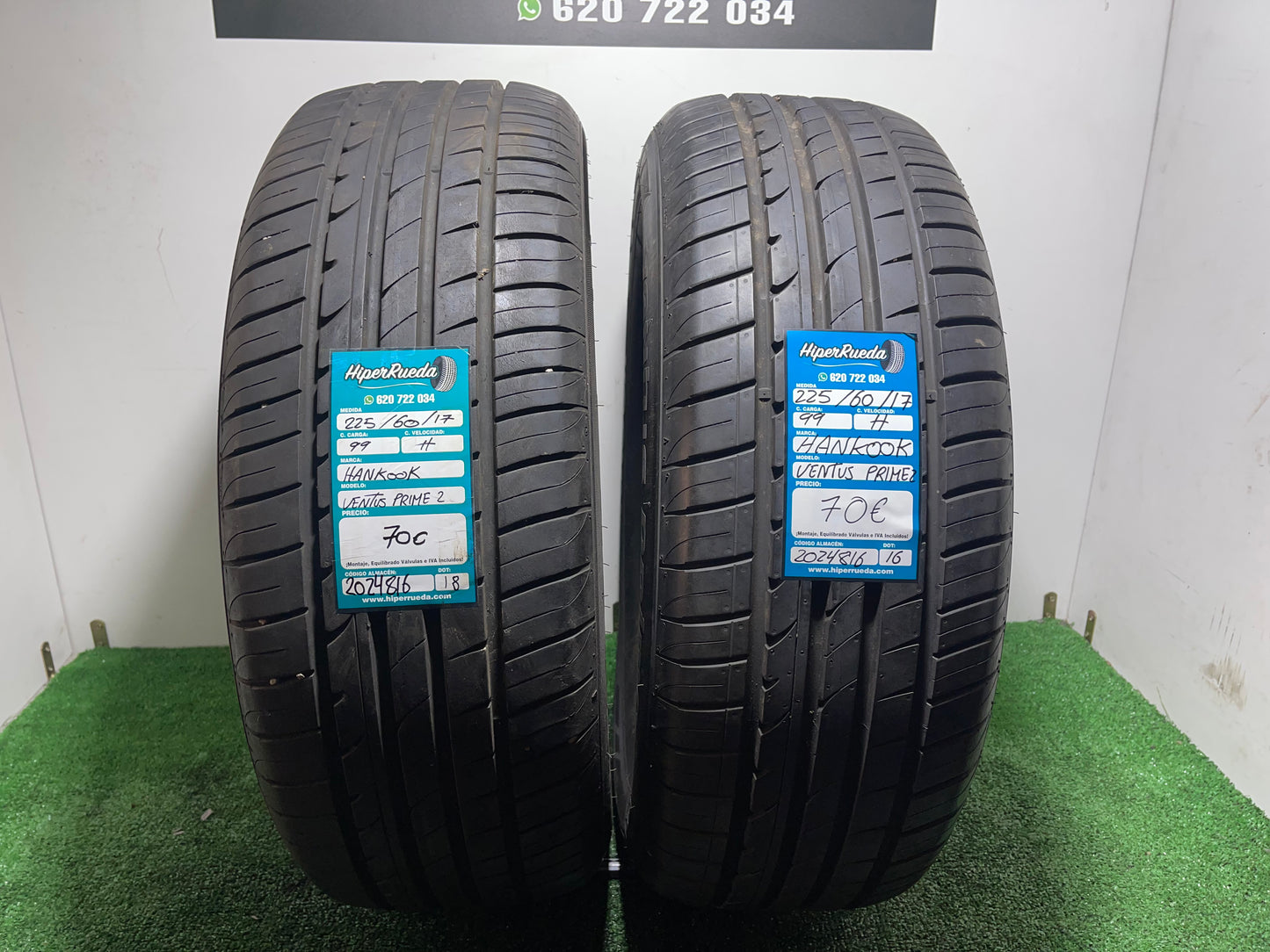 225 60 17 99H HANKOOK VENTUS PRIME 2