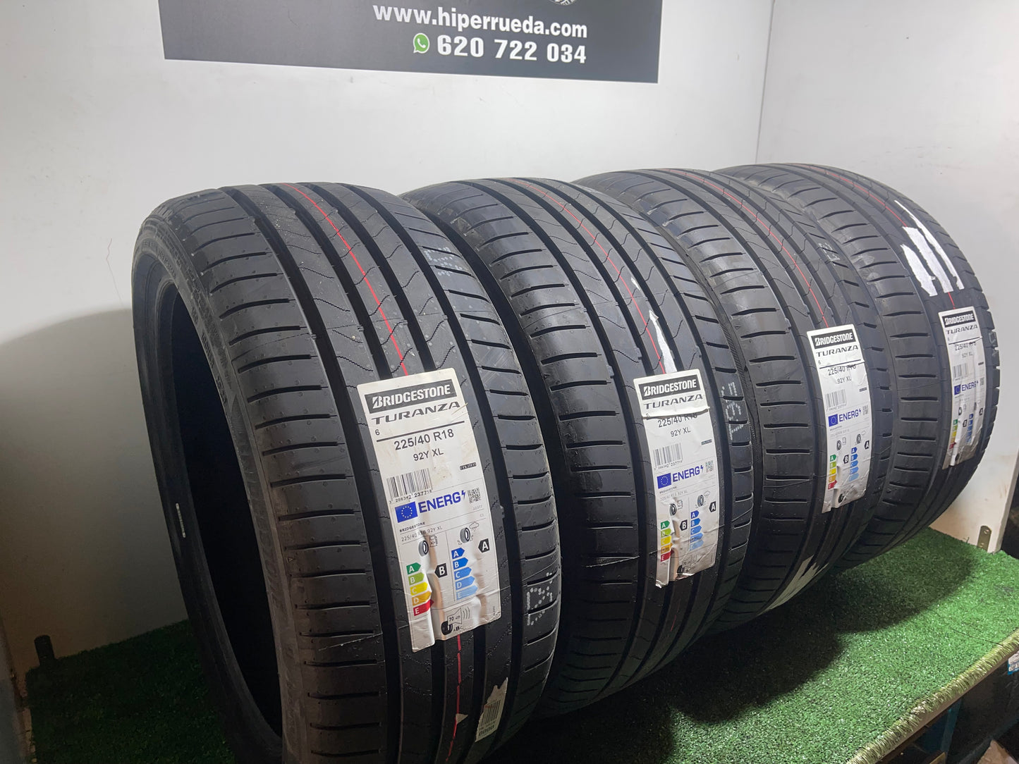 225 40 18 92Y XL BRIDGESTONE TURANZA/PRECIO UNIDAD, ENVÍO GRATIS.