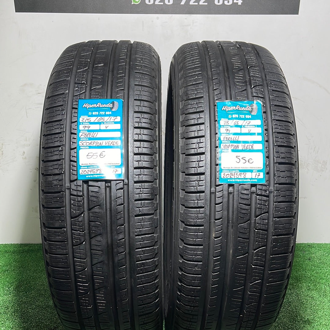 215 65 17 99V PIRELLI SCORPION VERDE