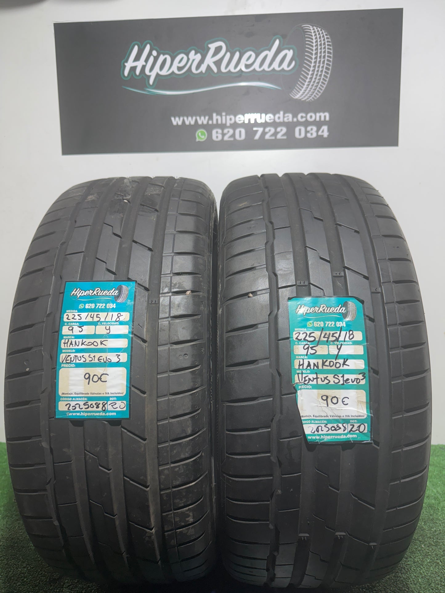 225 45 18 95YHANKOOK VENTUS S1 EVO 3