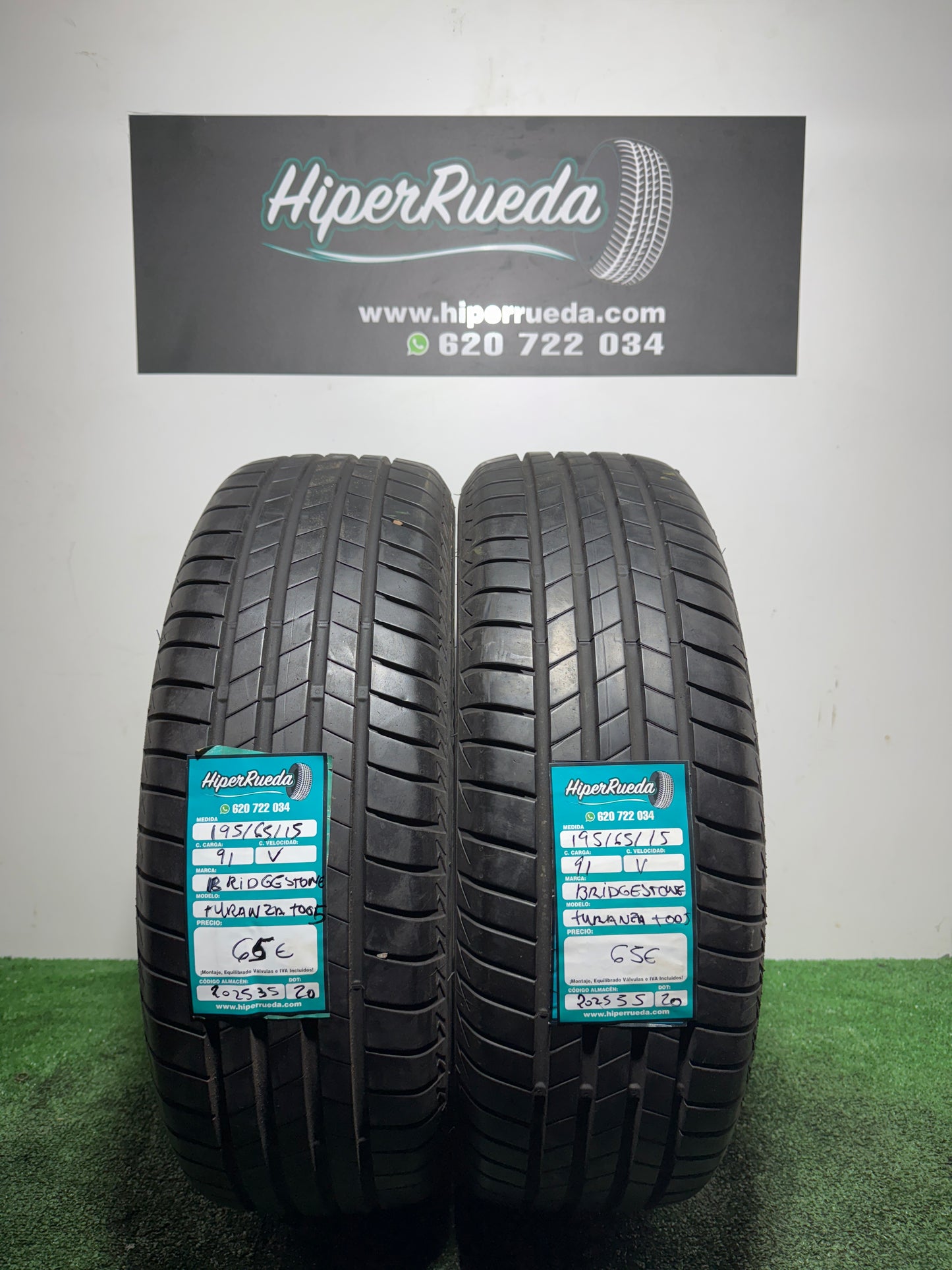 195 65 15 91V BRIDGESTONE TURANZA T005