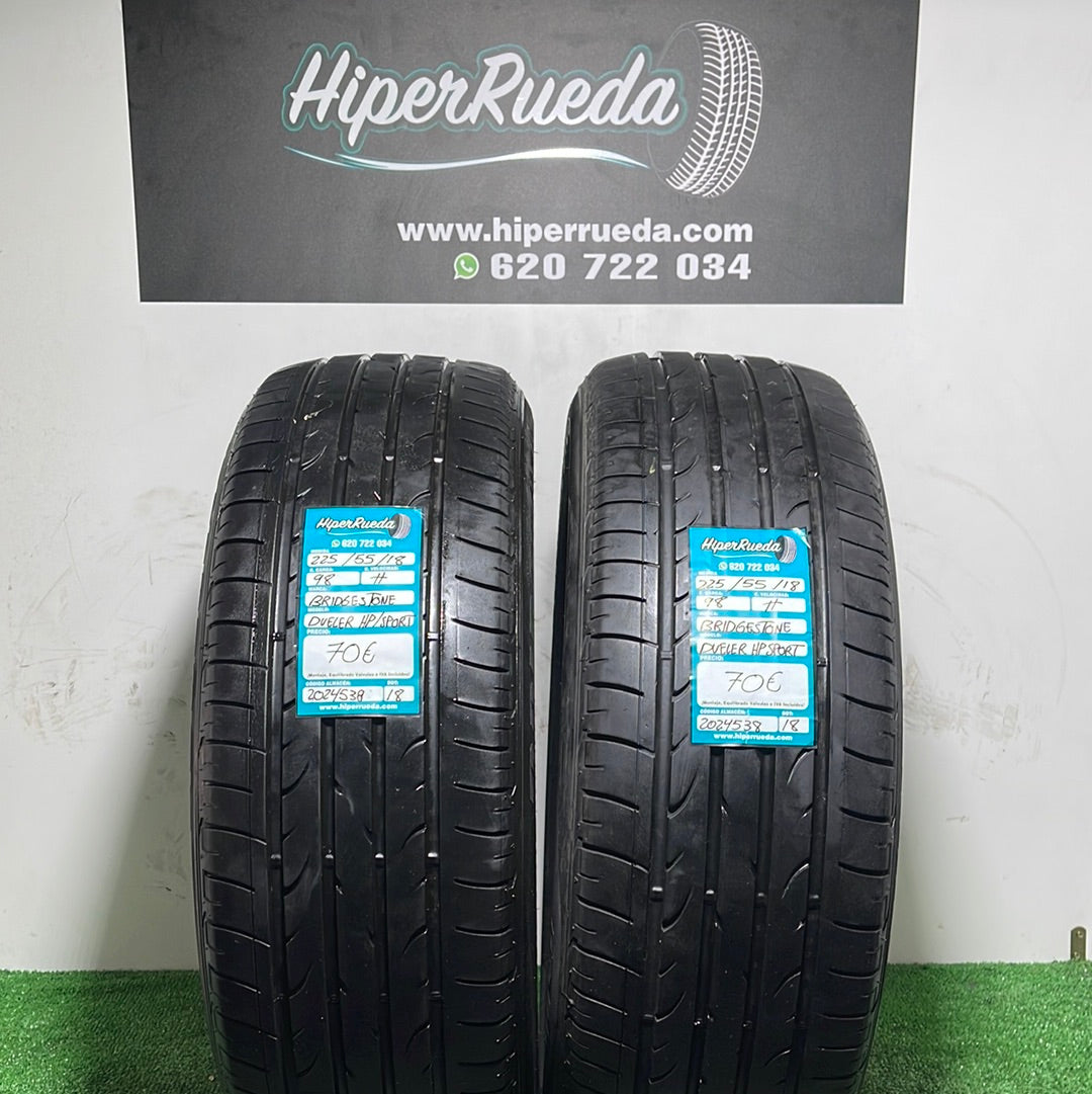 225 55 18 98H BRIDGESTONE DUELER HP SPORT