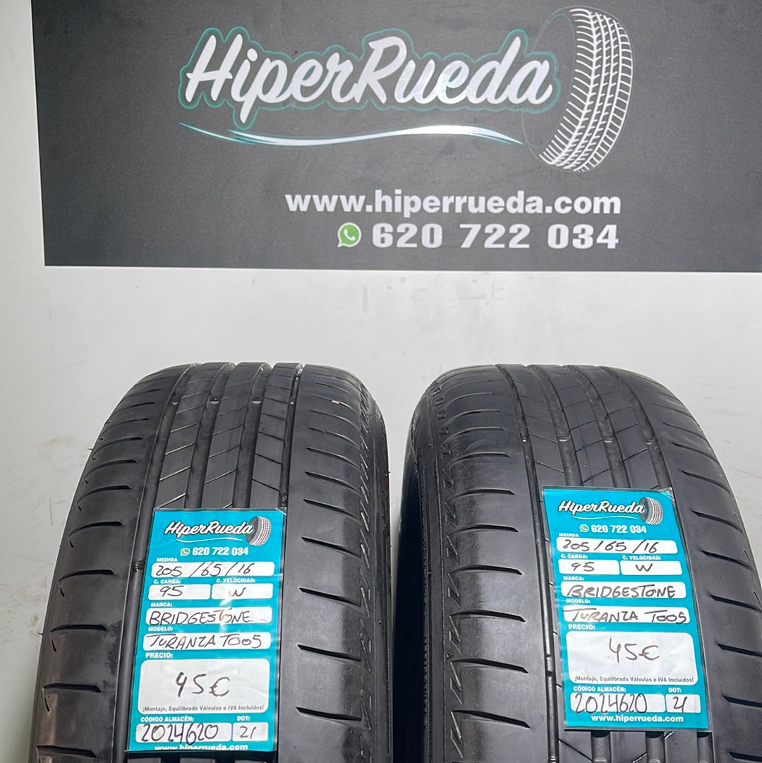 205 65 16 95W BRIDGESTONE TURANZA T005