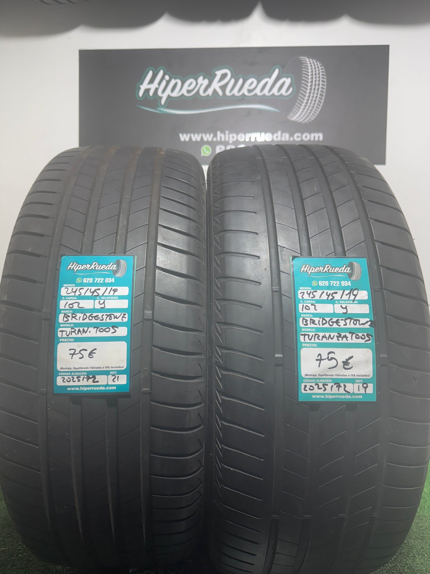 245 45 19 102Y BRIDGESTONE TURANZA T005