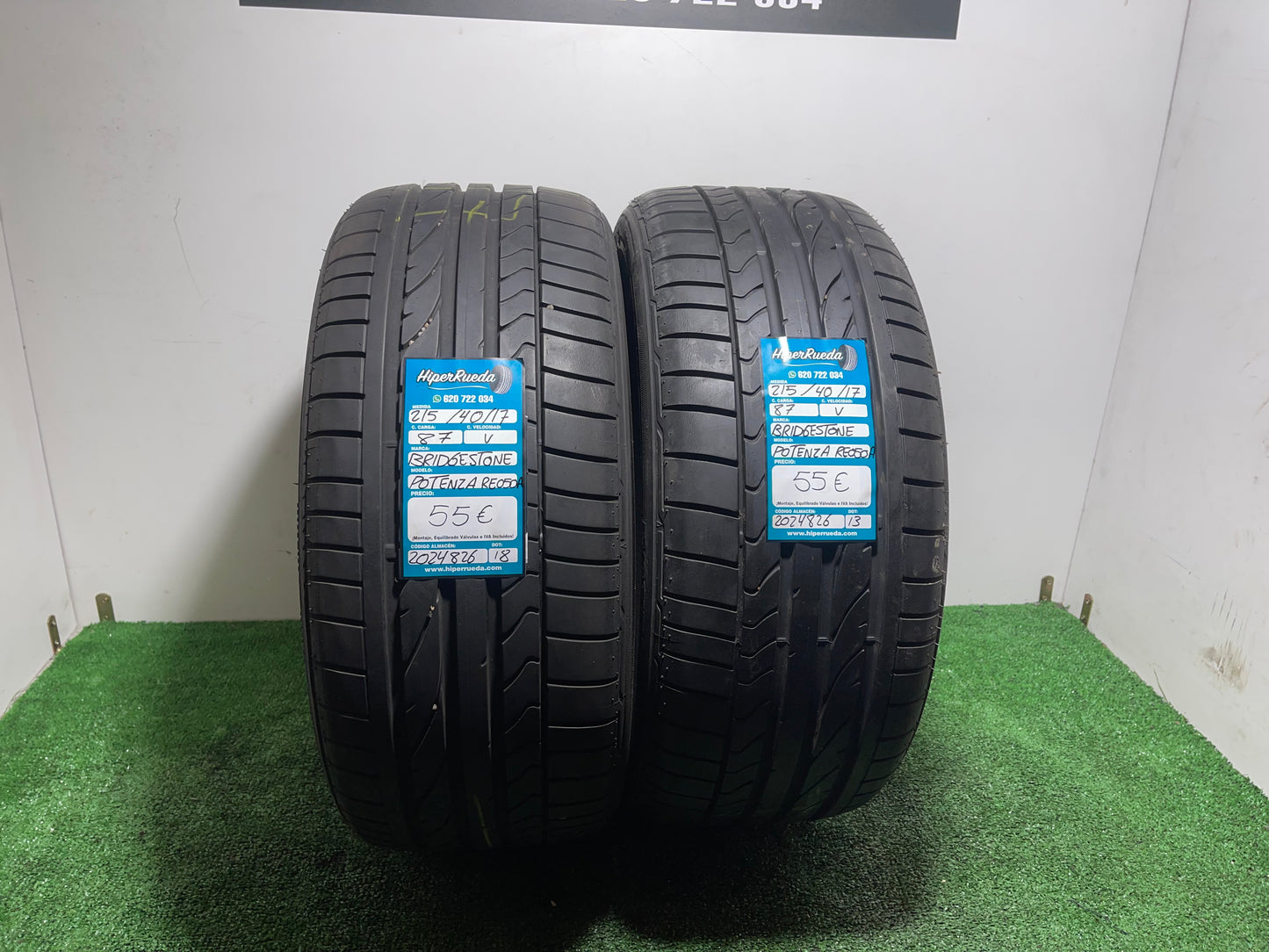 215 40 17 87V BRIDGESTONE POTENZS RE050A