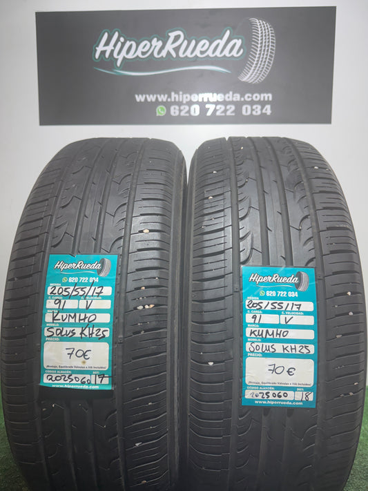 205 55 17 91V KUMHO SOLUS KH25