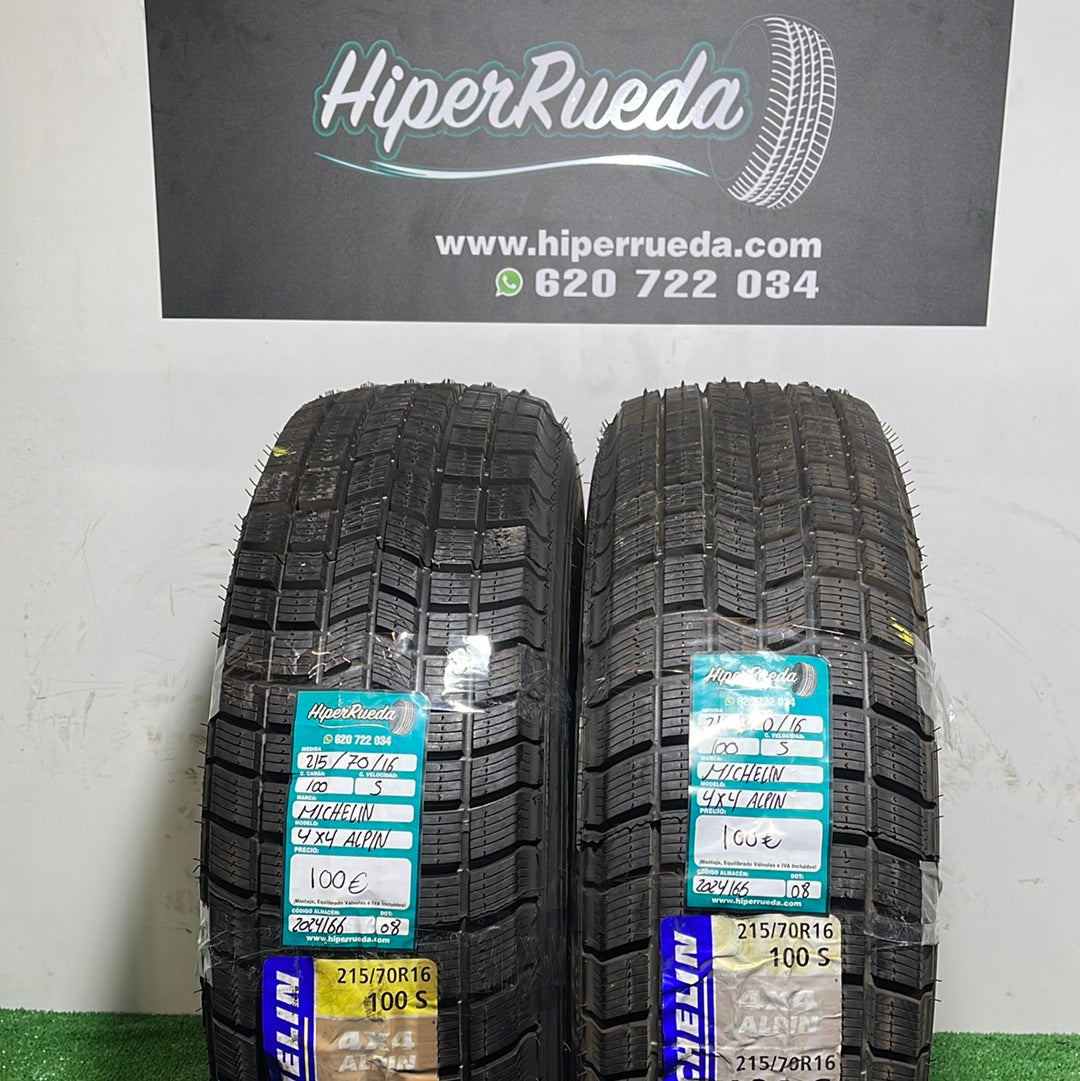 215 70 16 100S MICHELIN 4x4 ALPIN