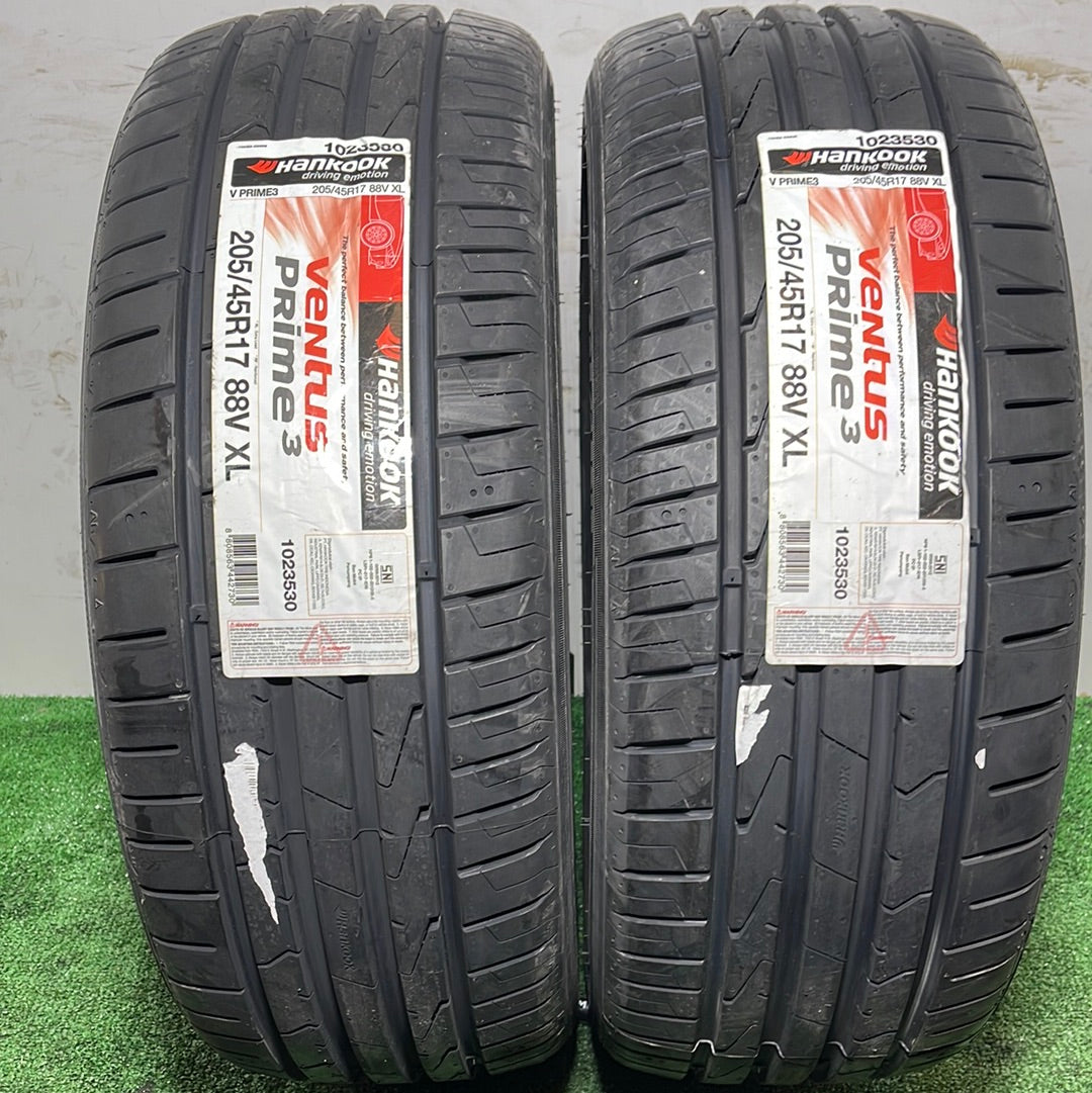 205 45 17 88V XL HANKOOK VENTUS PRIME 3/ PRECIO POR UNIDAD, ENVÍO GRATIS.