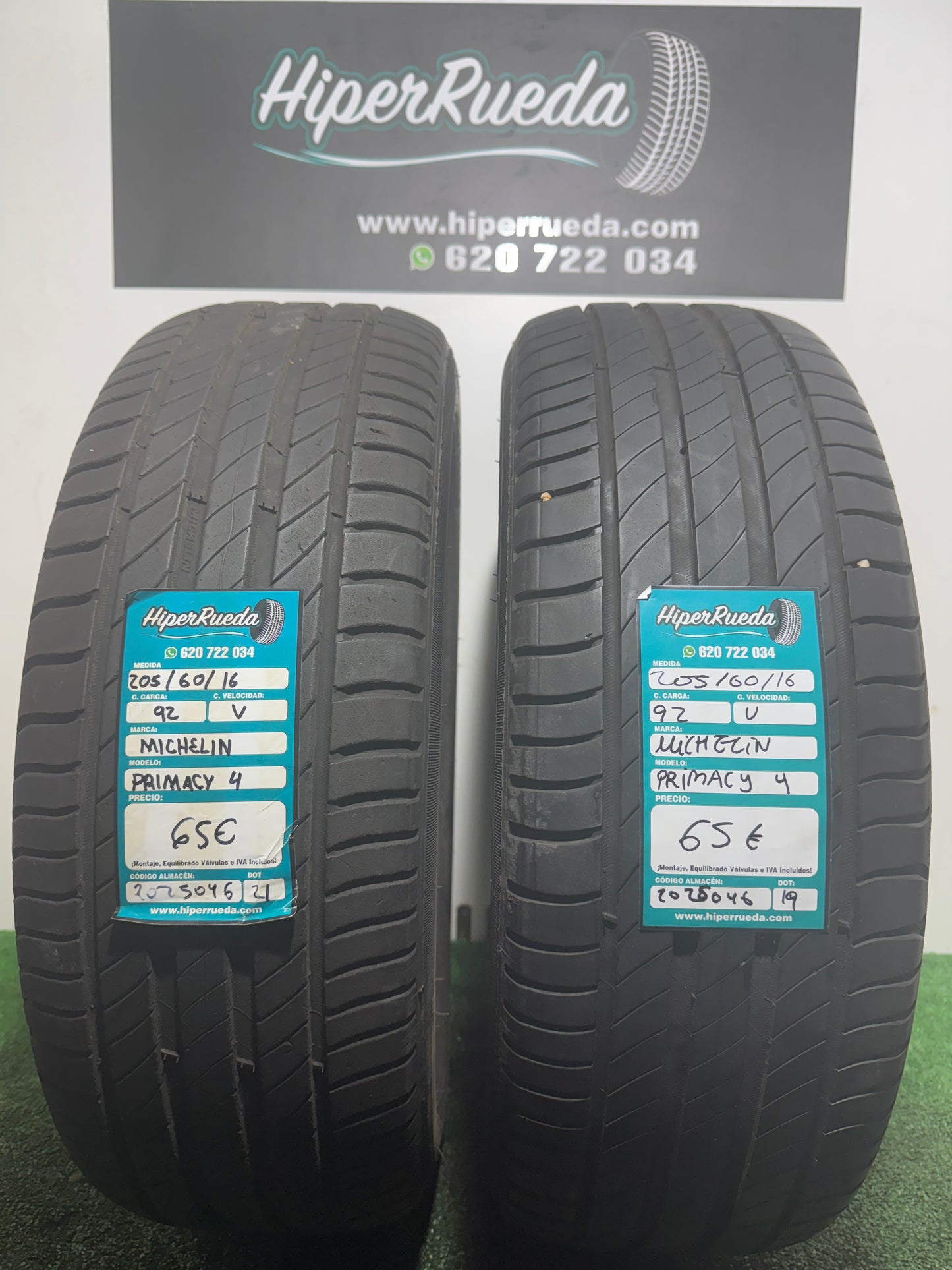 205 60 16 92V MICHELIN PRIMACY 4