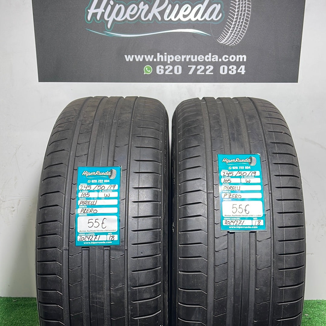 245 50 19 105W PIRELLI P ZERO