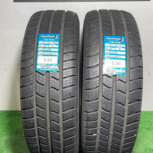 225 75 16C 116/114R CONTINENTAL VANCOWINTER 2