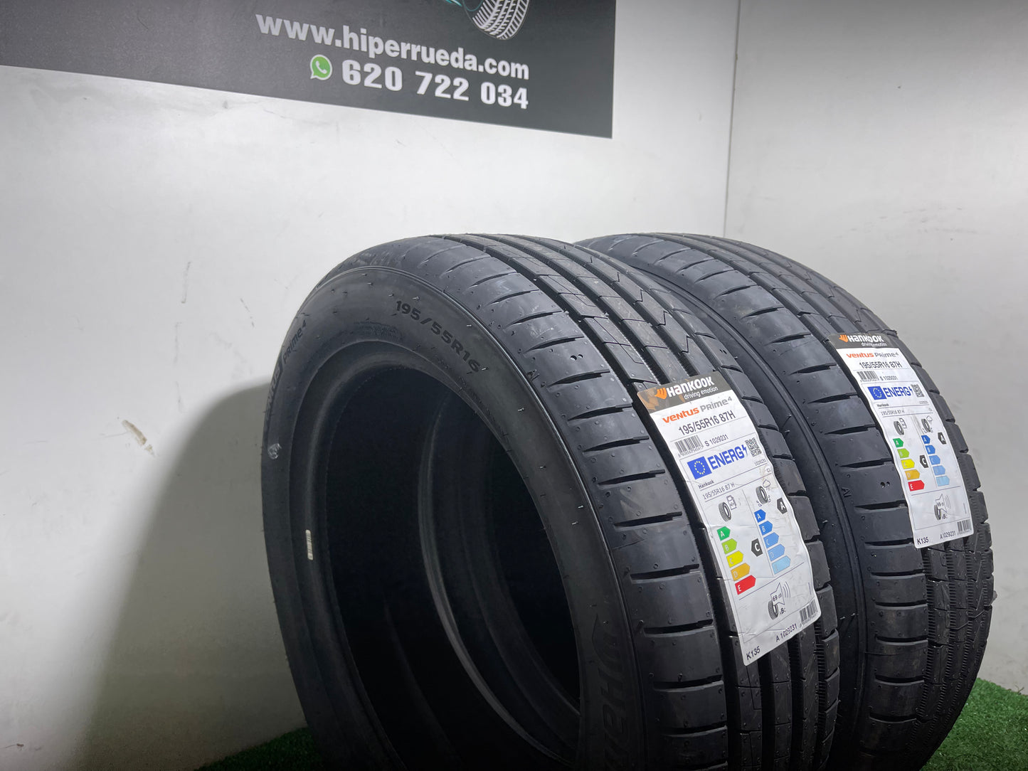 195 55 16 87H HANKOOK VENTUS PRIME 4/PRECIO UNIDAD, ENVÍO GRATIS.