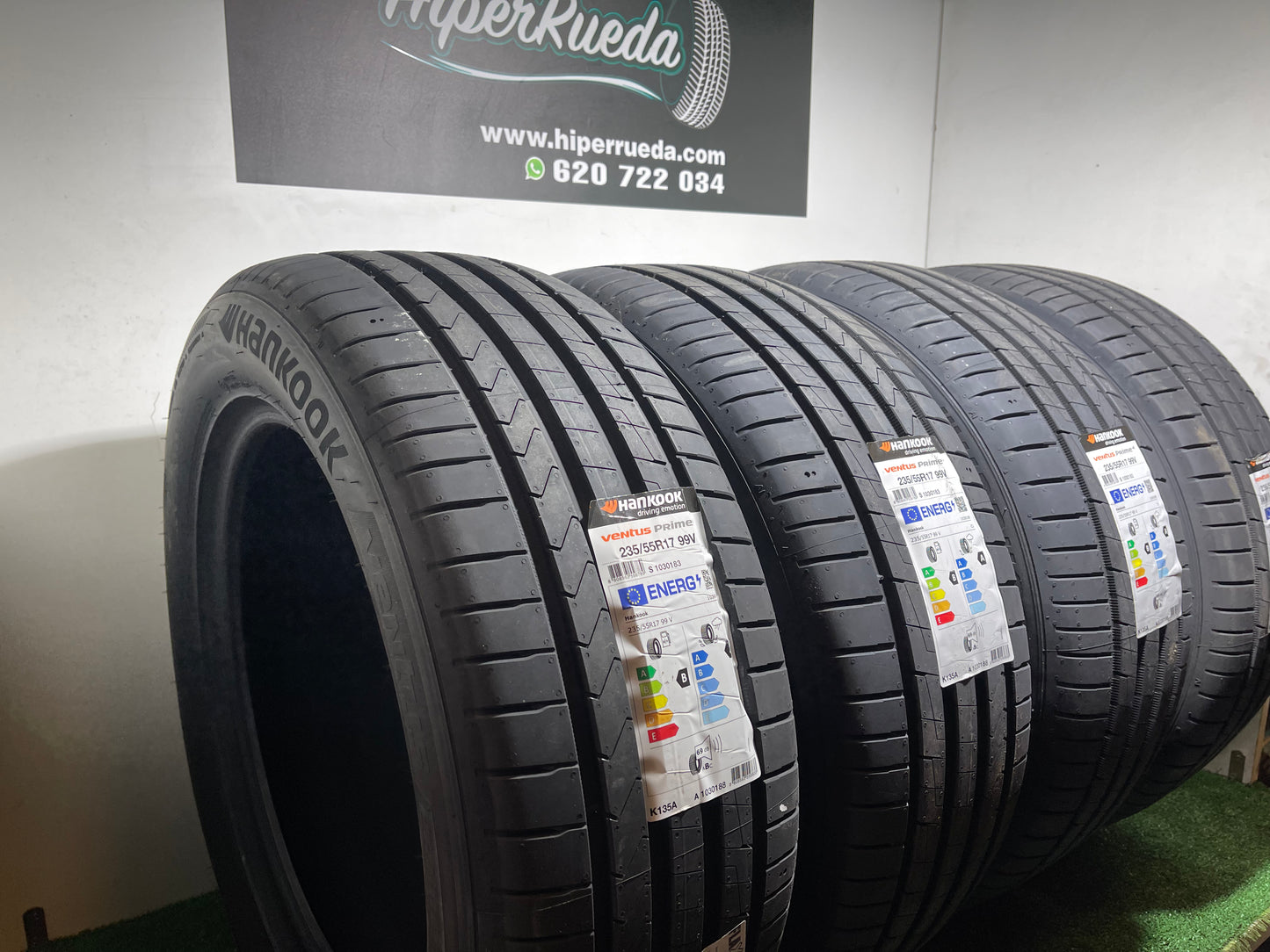 235 55 17 99V HANKOOK VENTUS PRIME 4/PRECIO UNIDAD, ENVÍO GRATIS.