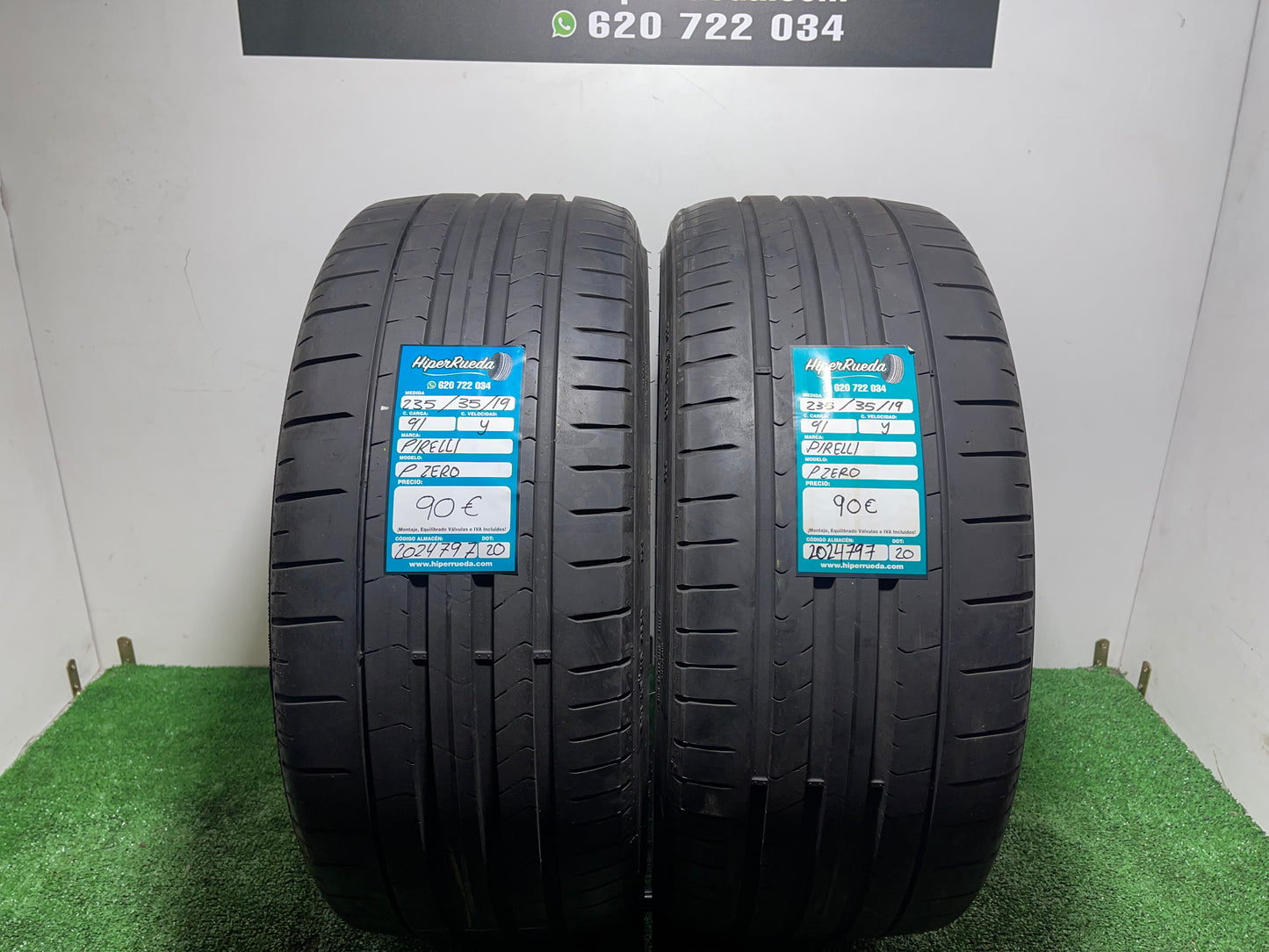 235 35 19 91Y PIRELLI PZERO