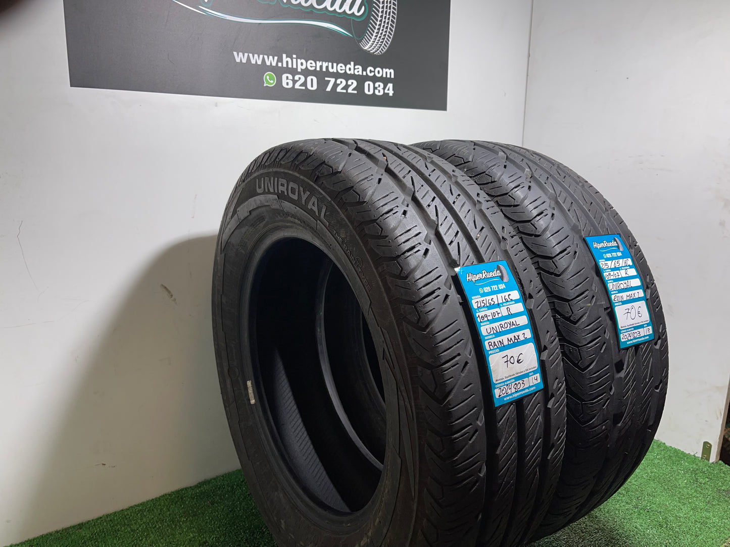 215 65 16C 109/107R UNIROYAL RAIN MAXX 2