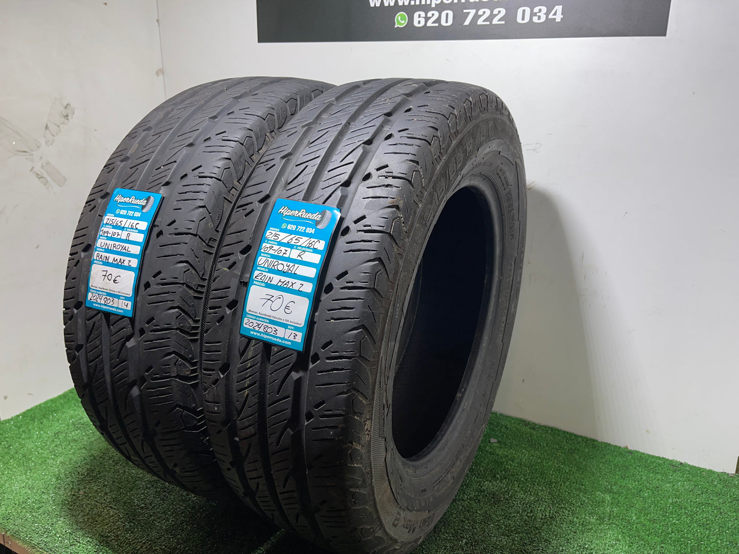 215 65 16C 109/107R UNIROYAL RAIN MAXX 2