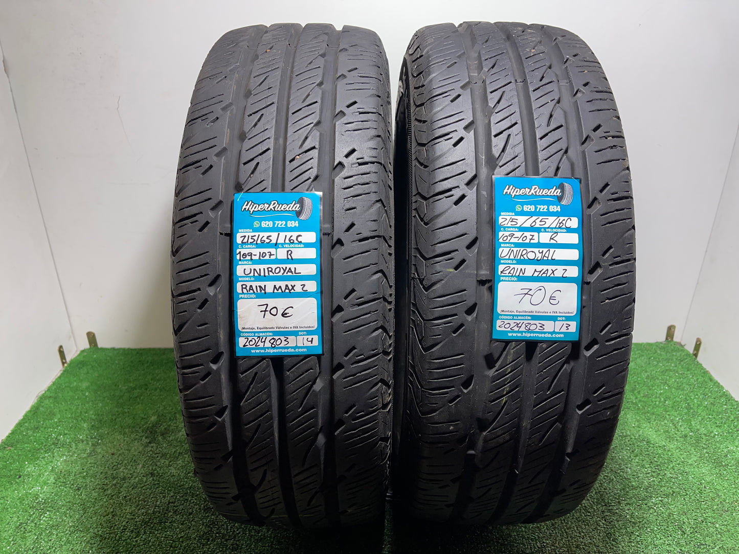 215 65 16C 109/107R UNIROYAL RAIN MAXX 2