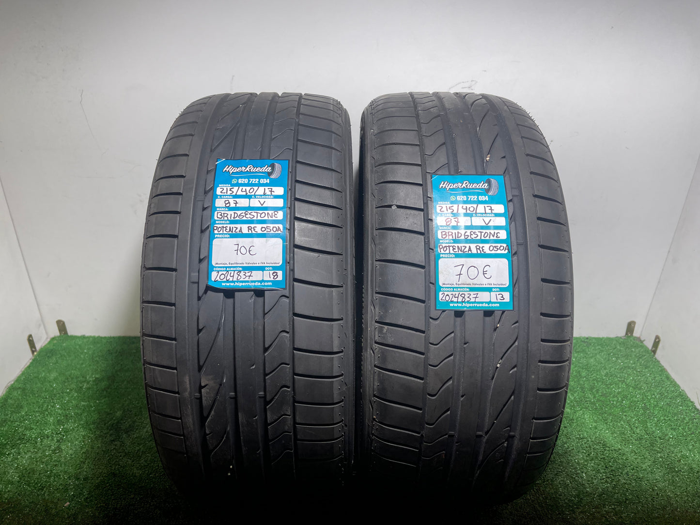 215 40 17 87V BRIDGESTONE POTENZA RE 050A