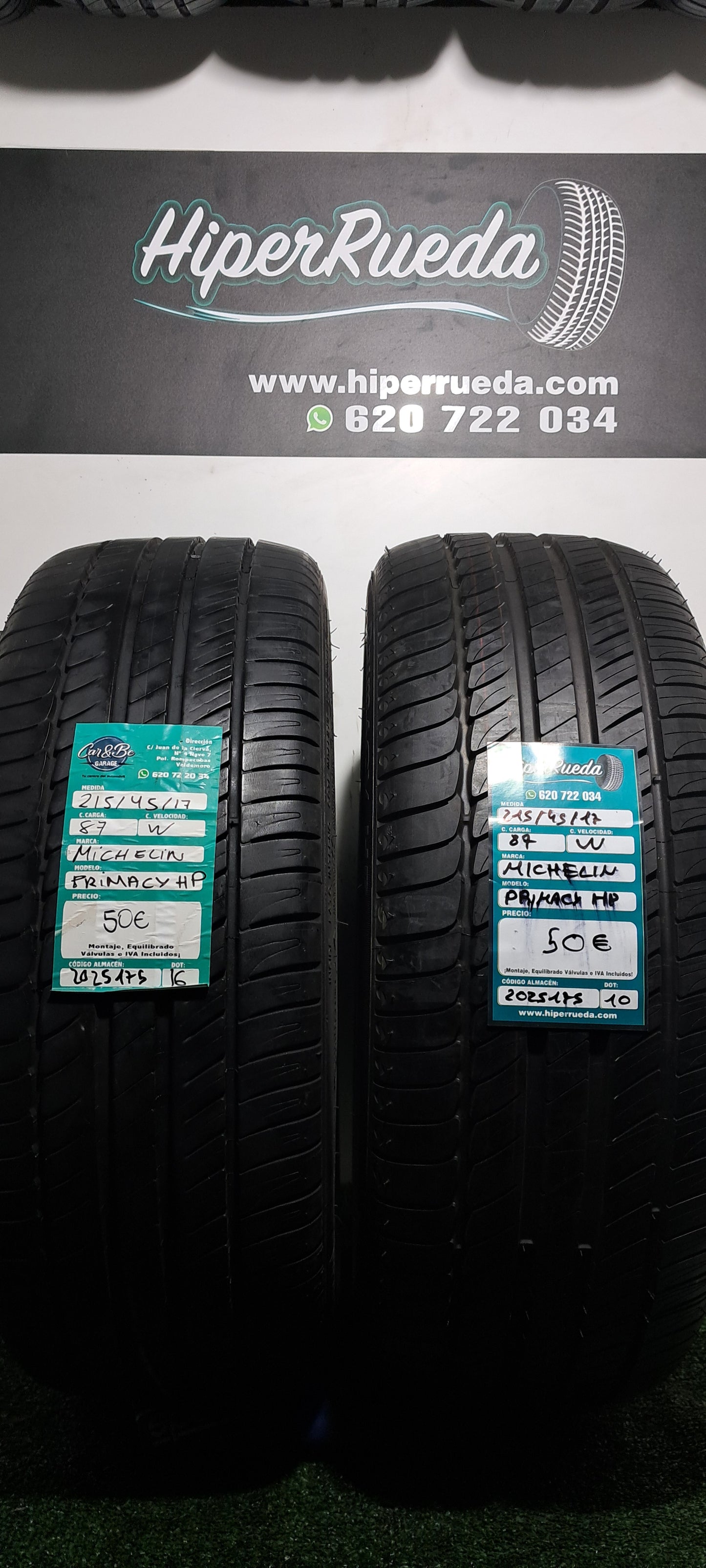 215 45 17 87W MICHELIN PRIMACY HP