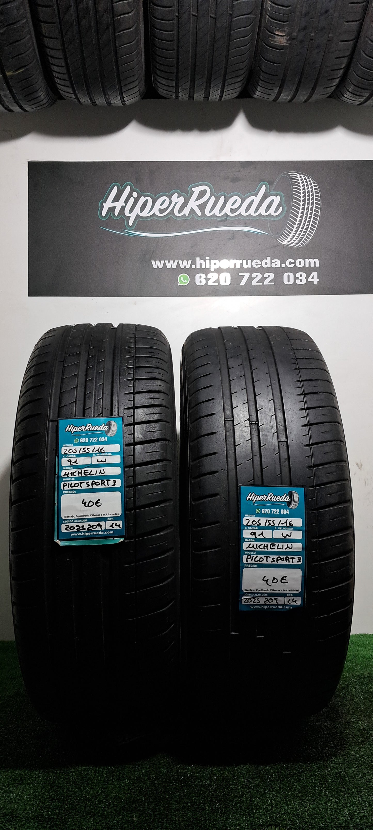 205 55 16 91W MICHELIN PILOT SPORT 3