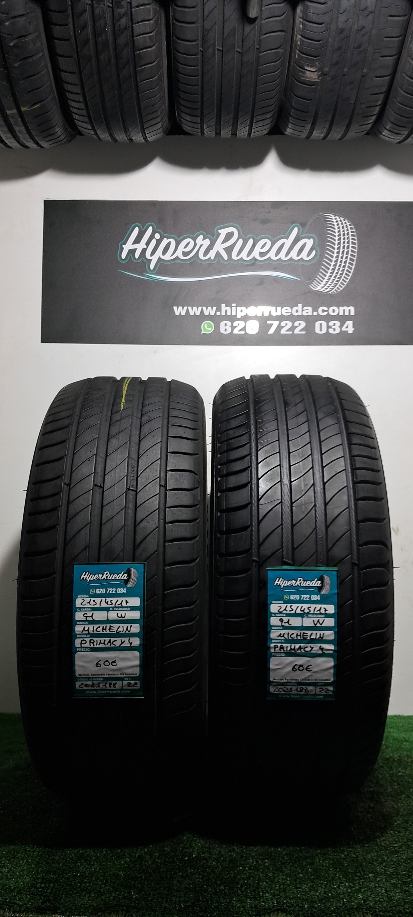 215 45 17 91W MICHELIN PRIMACY 4