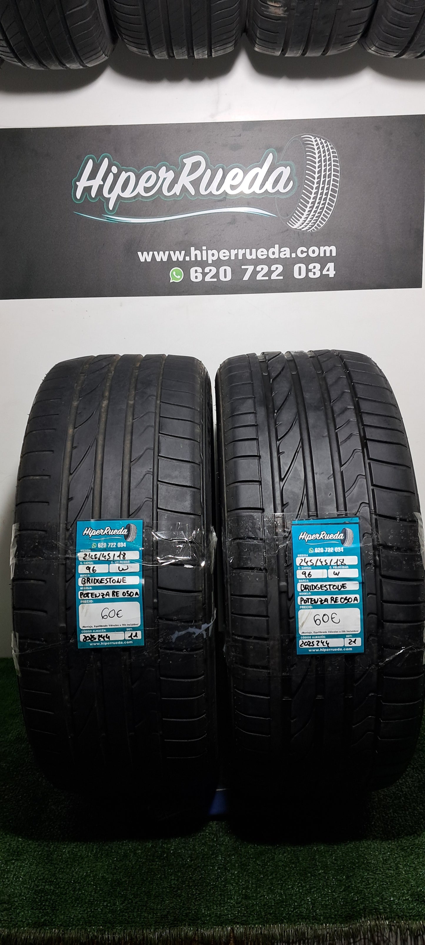 245 45 18 96W BRIDGESTONE POTENZA RE 050 A