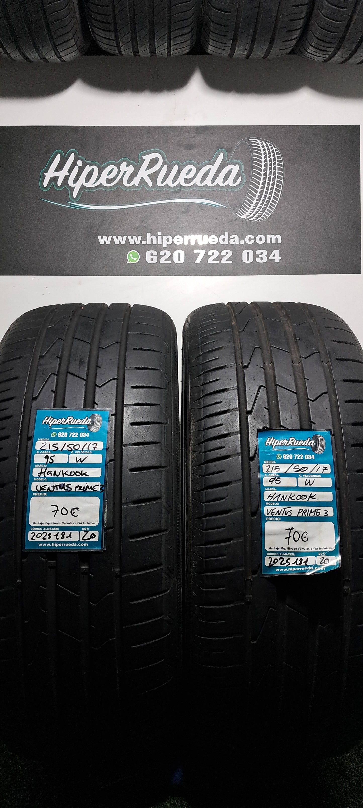 215 50 17 95W HANKOOK VENTUS PRIME 3