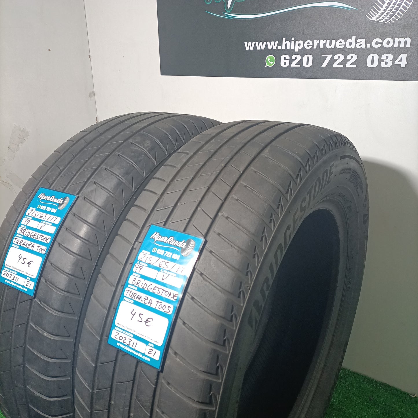 215 65 17 99V BRIDGESTONE TURANZA T005