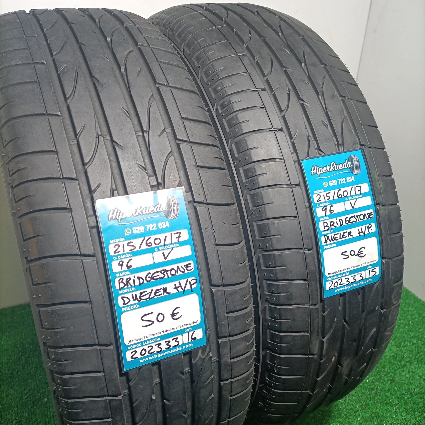 215 60 17 96V BRIDGESTONE DUELER H/P