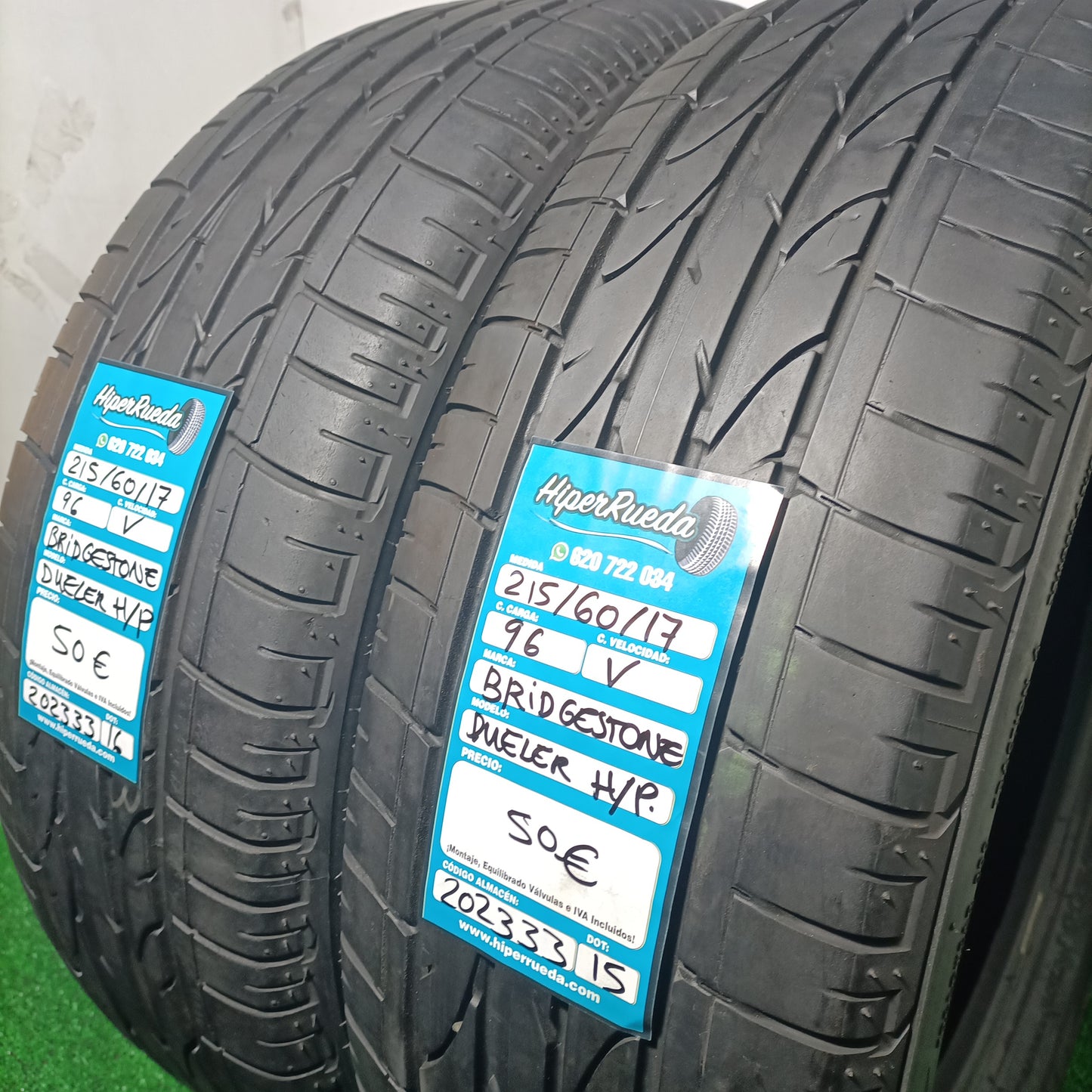 215 60 17 96V BRIDGESTONE DUELER H/P