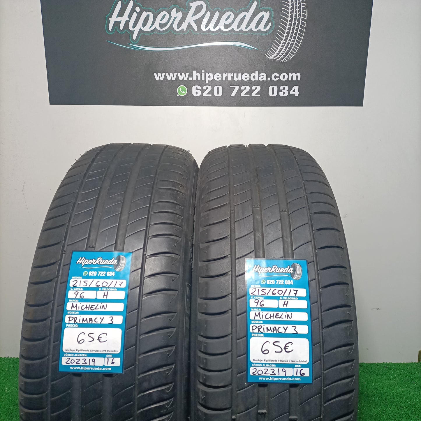 215 60 17 96H MICHELIN PRIMACY 3