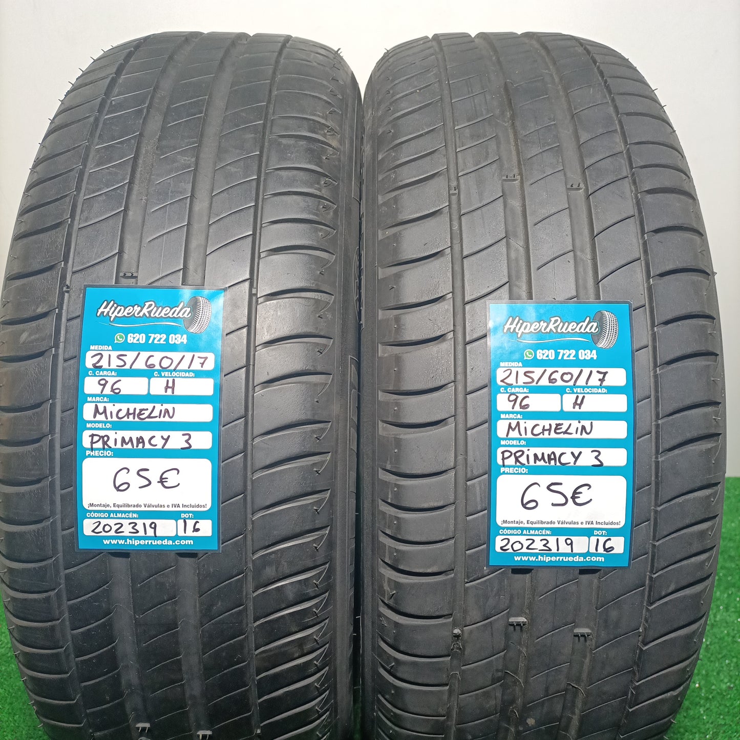 215 60 17 96H MICHELIN PRIMACY 3