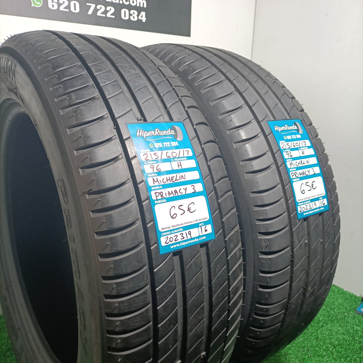 215 60 17 96H MICHELIN PRIMACY 3