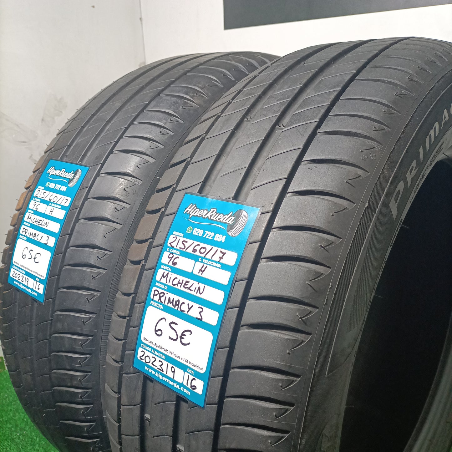 215 60 17 96H MICHELIN PRIMACY 3